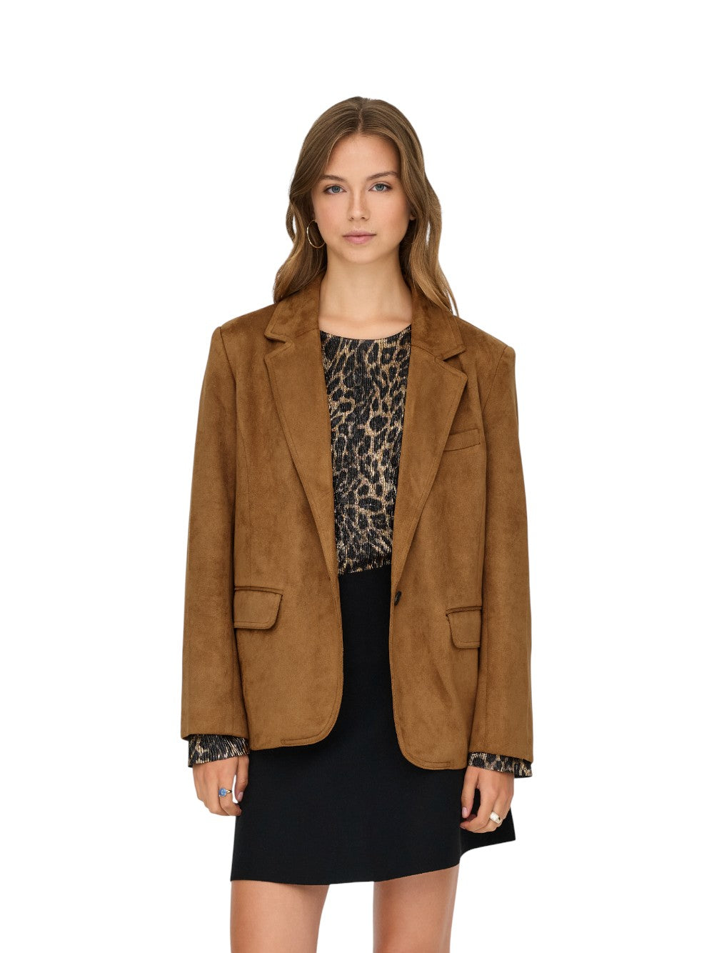 ONLY Giacca Donna ONLINA LIFE L/S FAUX SUEDE BLAZER TLR 15357019