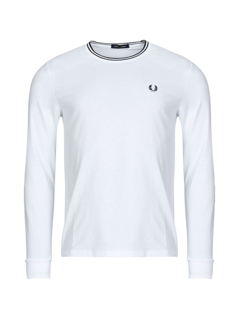 Fred Perry T-shirt Uomo FP LS TWIN TIPPED T-SHIRT M9602 100