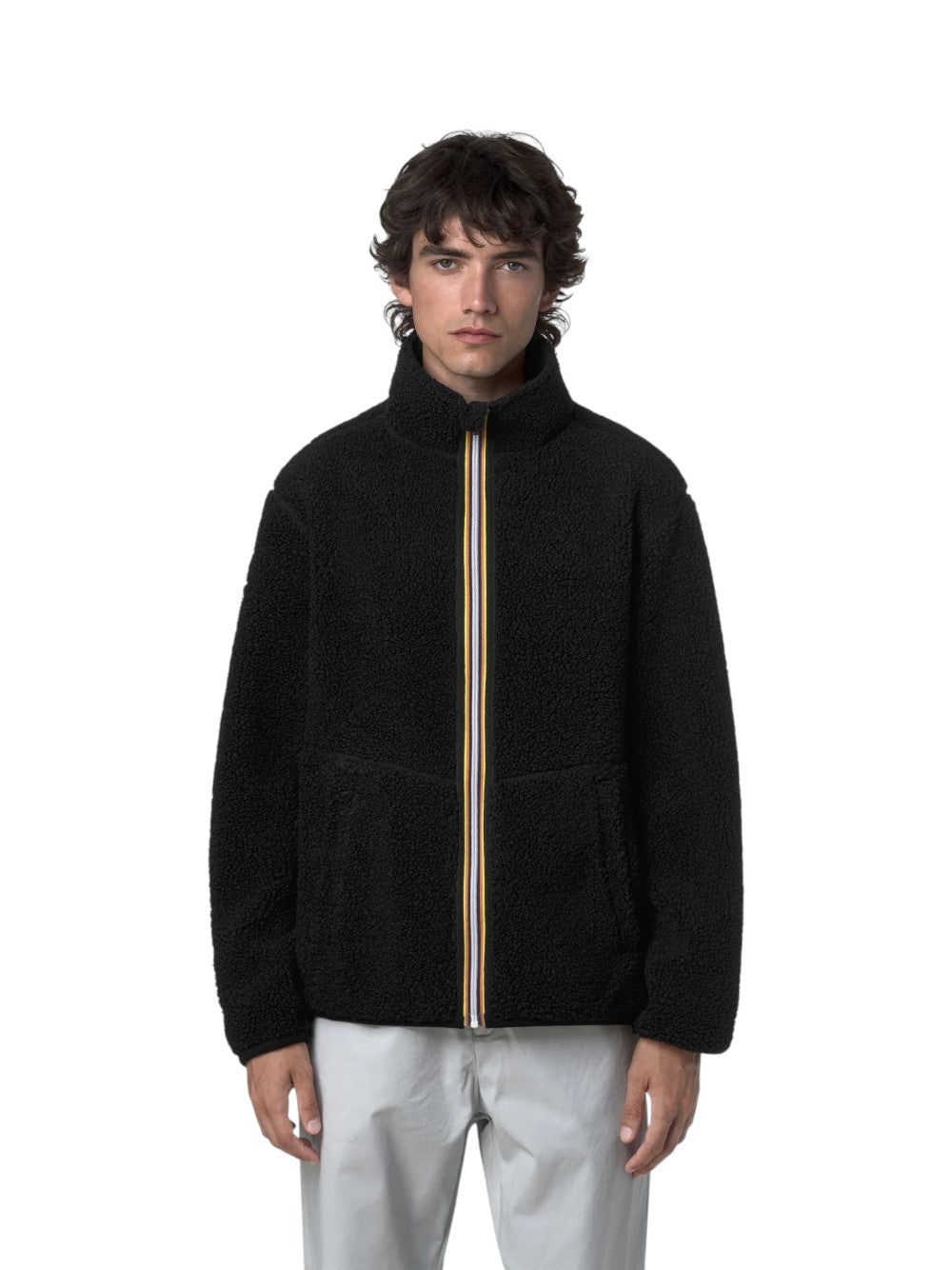 K-Way GIUBBINO Uomo PASCAL SHERPA POLAR DOUBLE K3132PW AVA