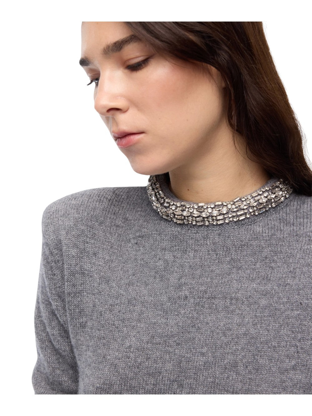 Pinko Maglia Donna BERLINO PULL BLEND WOOL EMBRO 107274A3GI II2