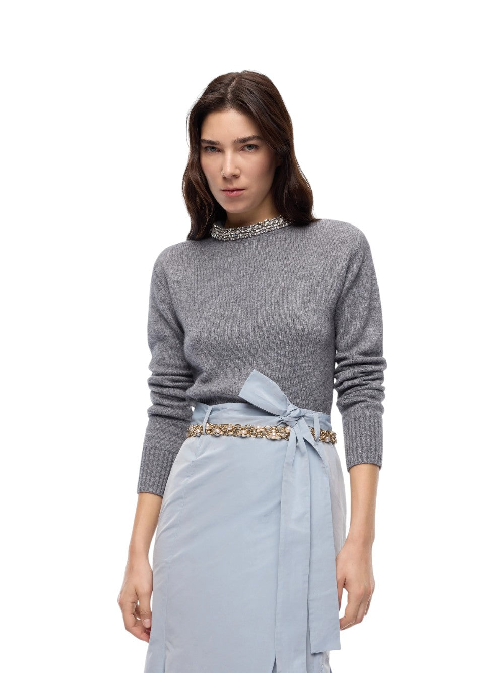 Pinko Maglia Donna BERLINO PULL BLEND WOOL EMBRO 107274A3GI II2