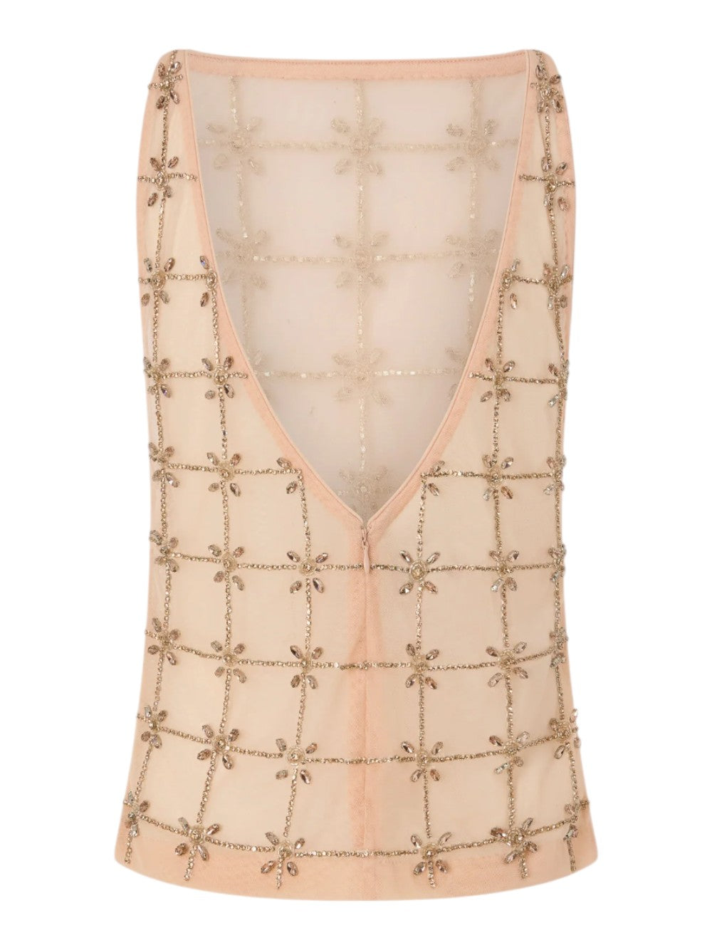 Pinko Top Donna QUANDONG TOP TULLE FULL RICAMO 106437A32BZN6