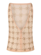 Pinko Top Donna QUANDONG TOP TULLE FULL RICAMO 106437A32BZN6