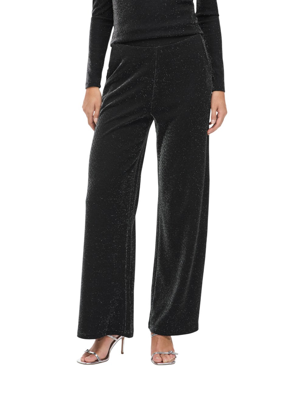 VILA Pantalone Donna VIELEINAS HW WIDE PANTS 14111367