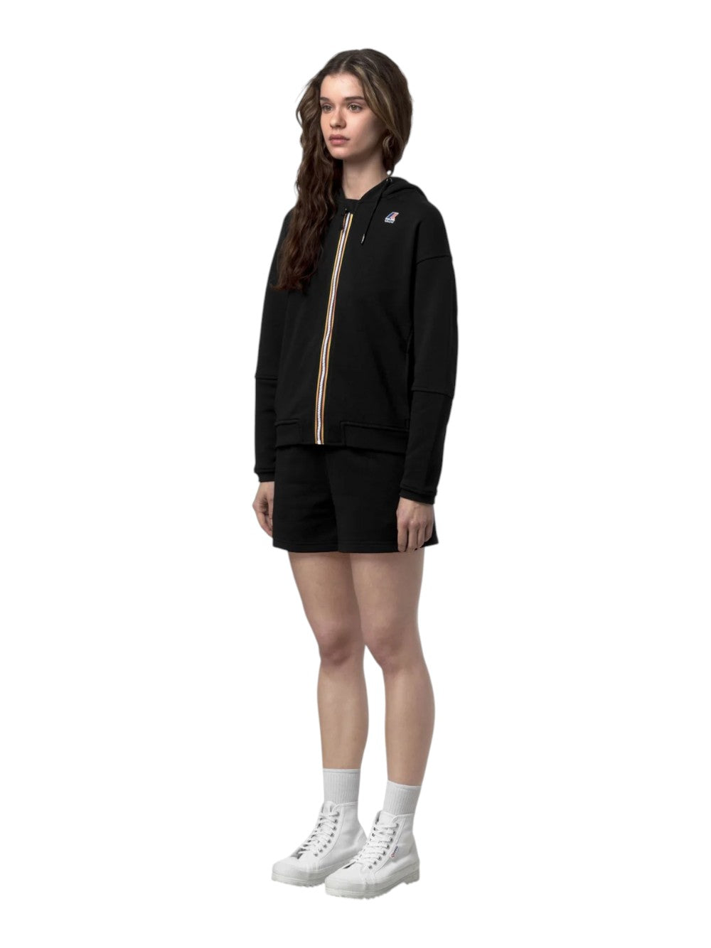K-Way Felpa Donna LARA POLY COTTON K4146GW USY