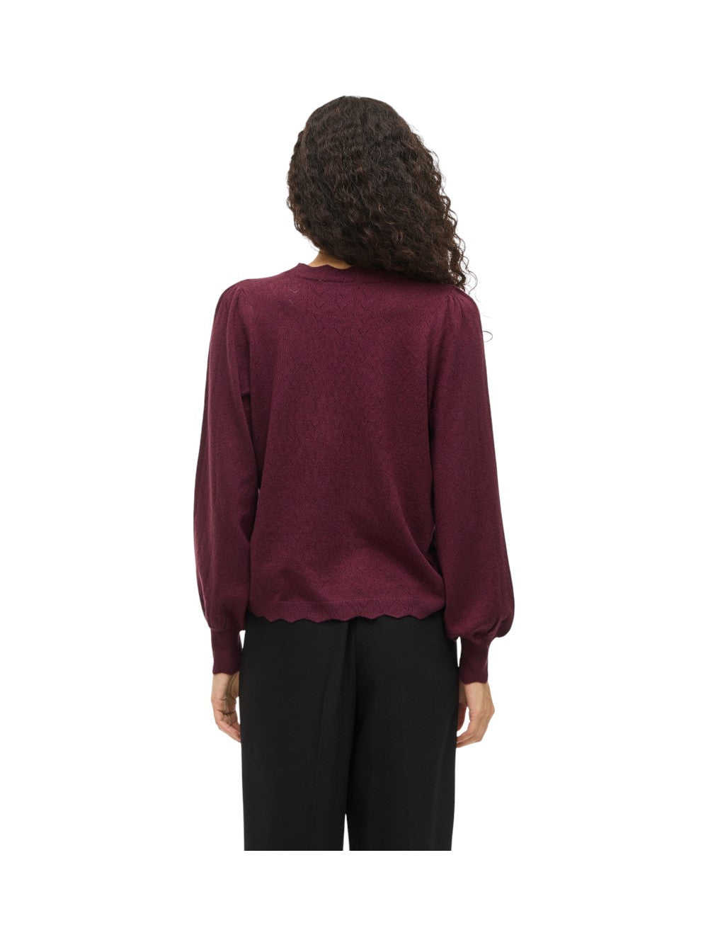 VILA Maglia Donna VIEMI O-NECK L/S KNIT TOP/TES 14109653