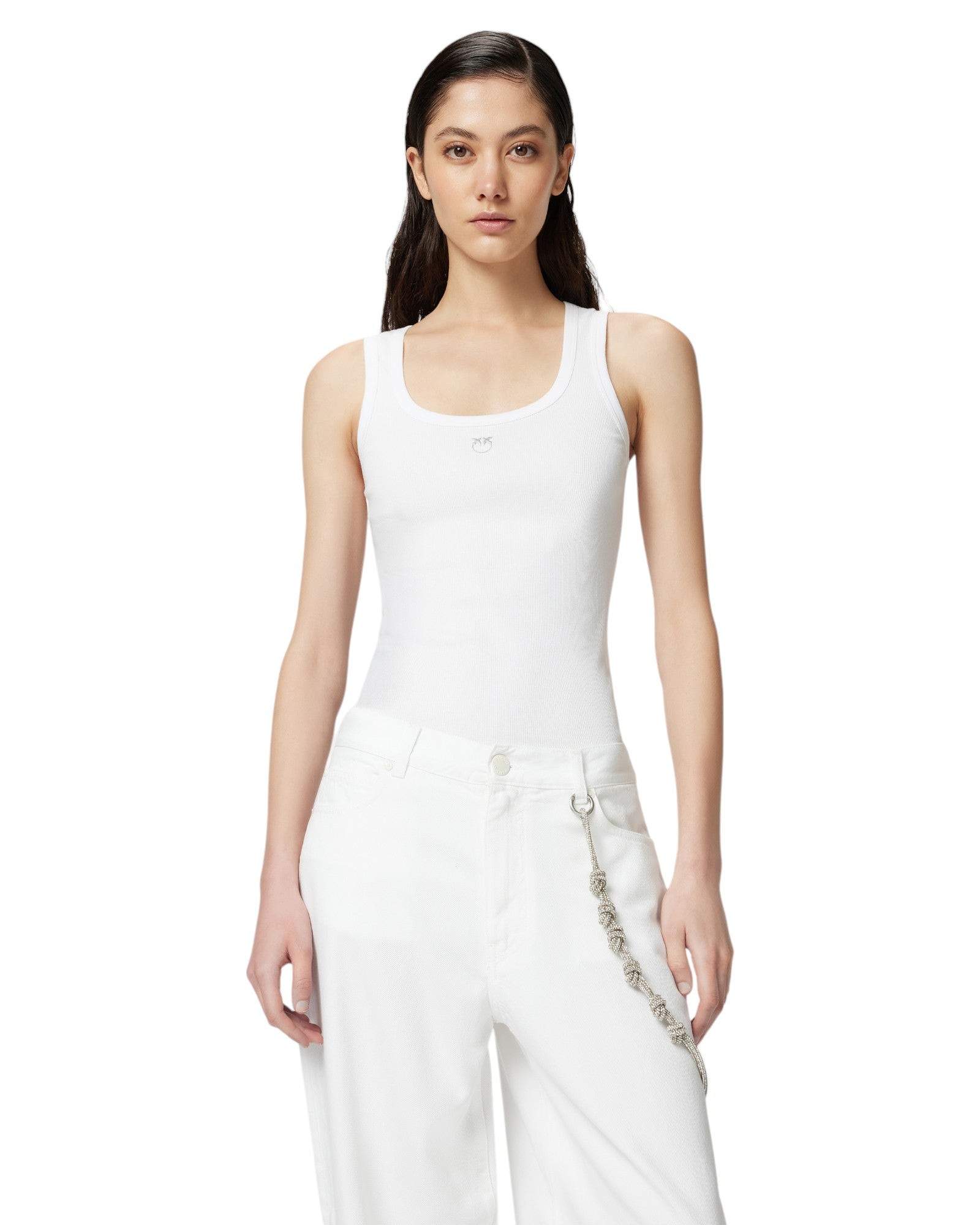 Pinko Top Donna CALCOLATORE CANOTTIERA