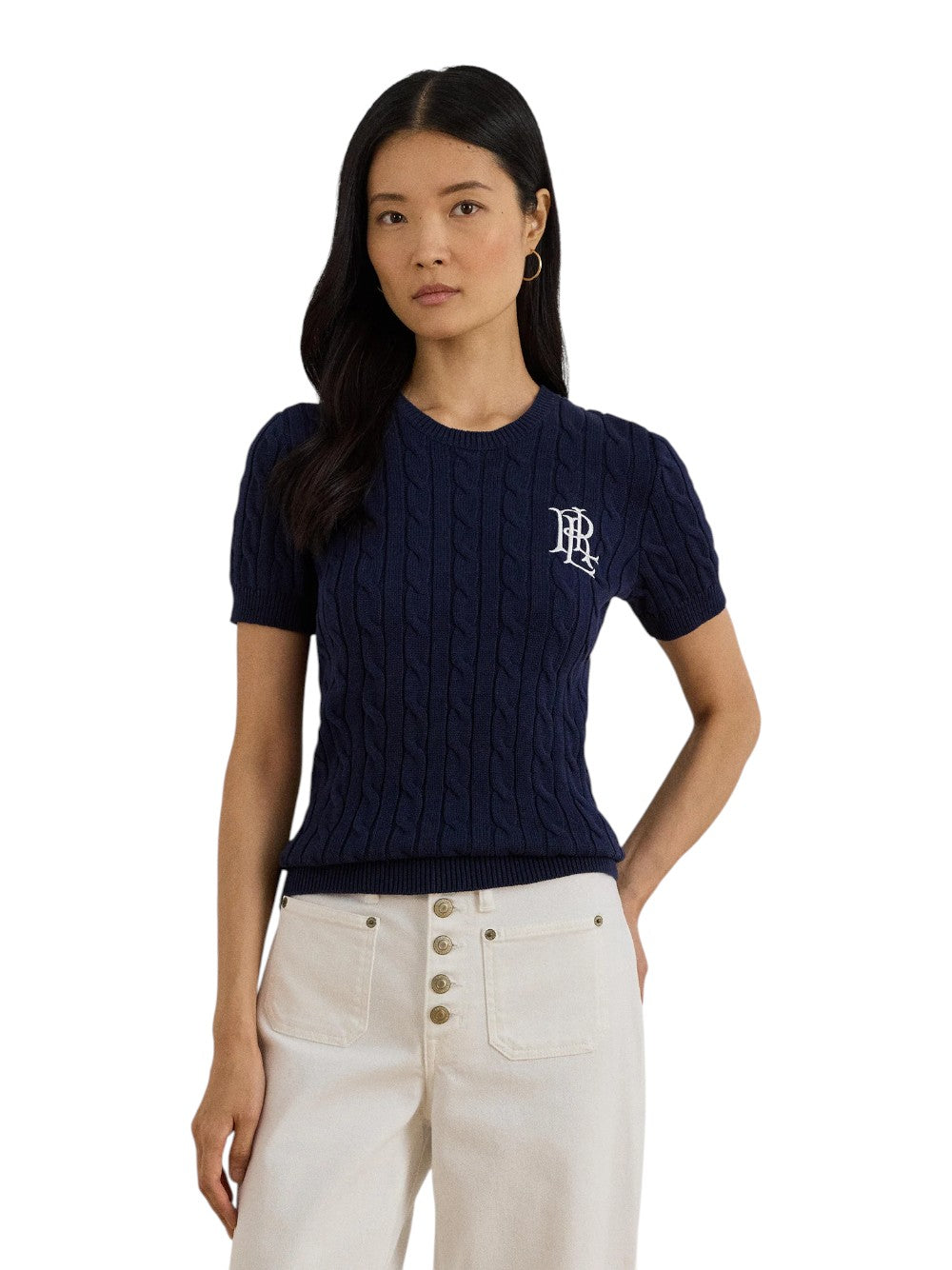 Lauren Ralph Lauren Maglia Donna EYELAH-SHORT SLEEVE-PULLOVER 200P07025001