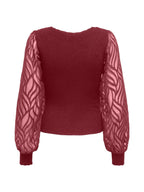 ONLY Maglia Donna ONLJULIE LS RIB MIX O-NECK CC KNT 15350562