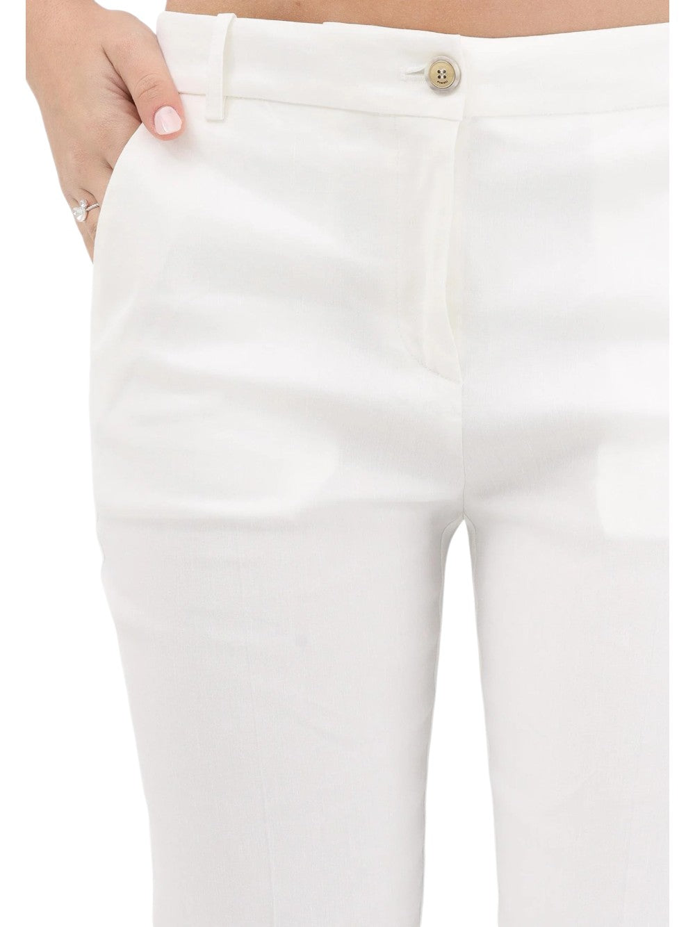 Pinko Pantalone Donna BELLO PANTALONE LINO STRETCH 100155A34IZ05