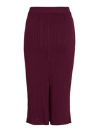 VILA Gonna Donna VINELLY RIB MIDI KNIT SKIRT 14110074