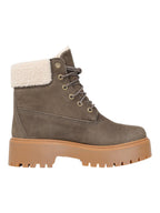Timberland stivali Donna STONE STREET MID WARM LINED WATERPROOF BOOT DARK BROWN FULL GRAIN TB0A2PU6W011