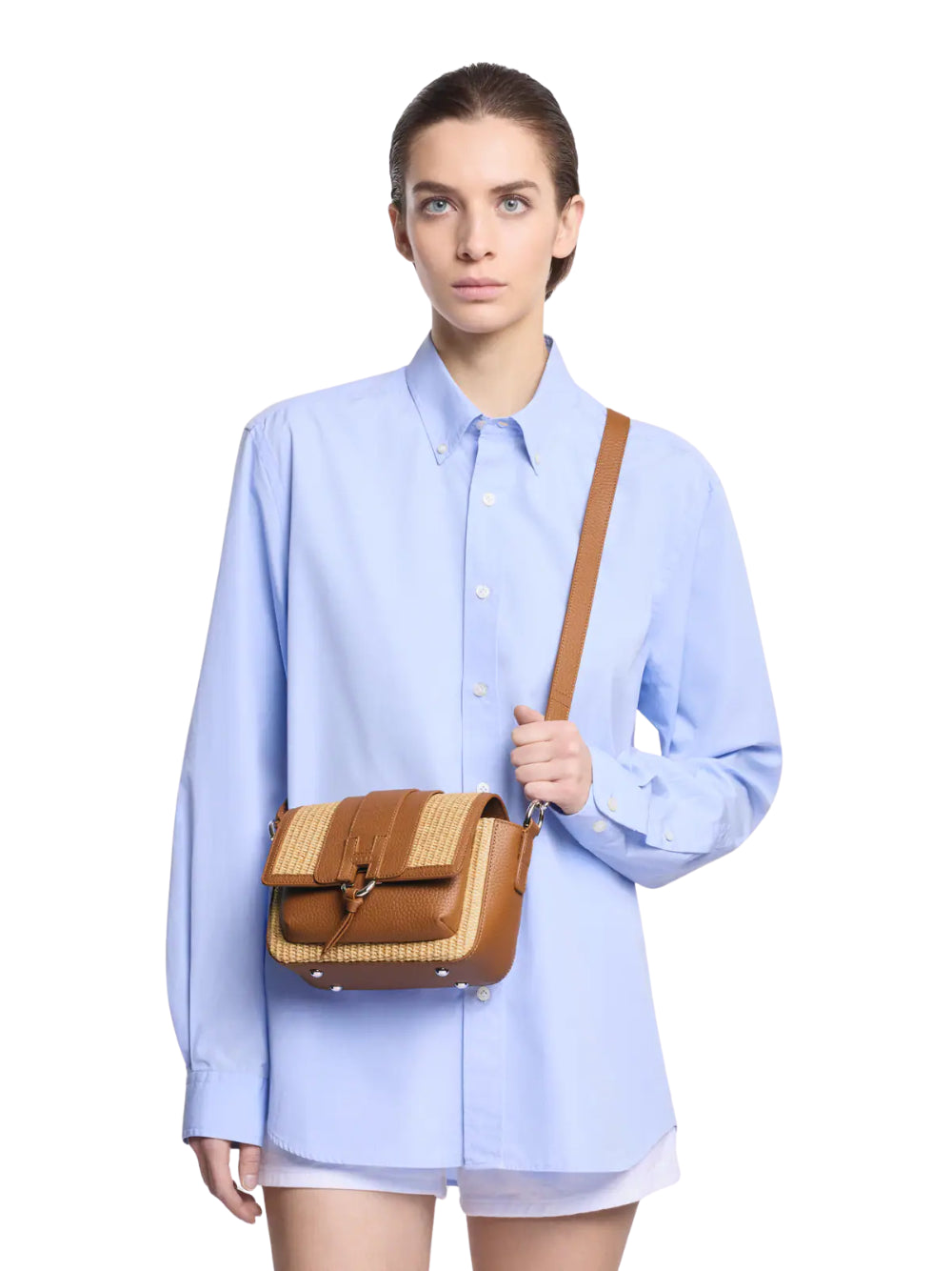 Hogan Borsa Donna H01X FLAP BAG TESS. RAFIA KBW01XI1100V13 1J26