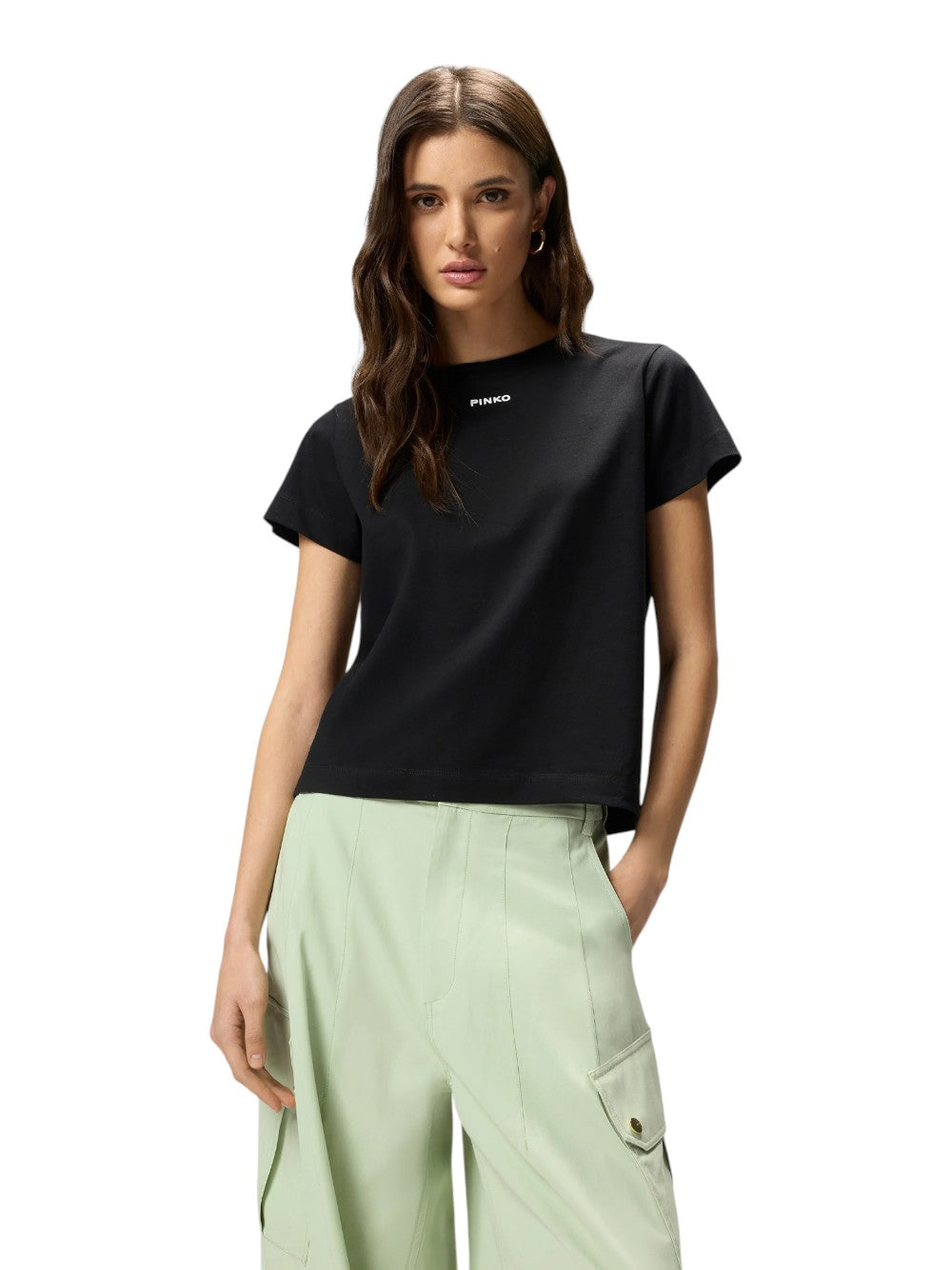 Pinko T-SHIRT Donna BASICO T-SHIRT JERSEY LOGO STA 100373A34FZ99