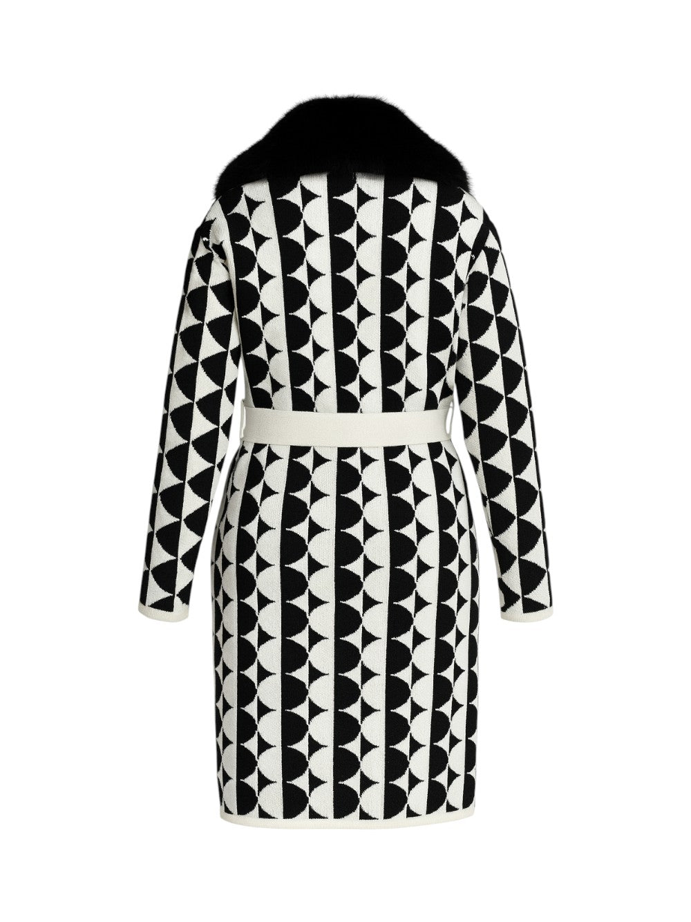 Yes London Cardigan Donna Cardigan Collo Volpe M/22VO