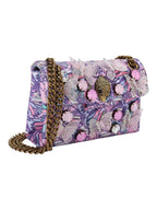 Kurt Geiger Borsa Donna Mini Kensington Butterfly-Lilac-Fabric 5588595609 95