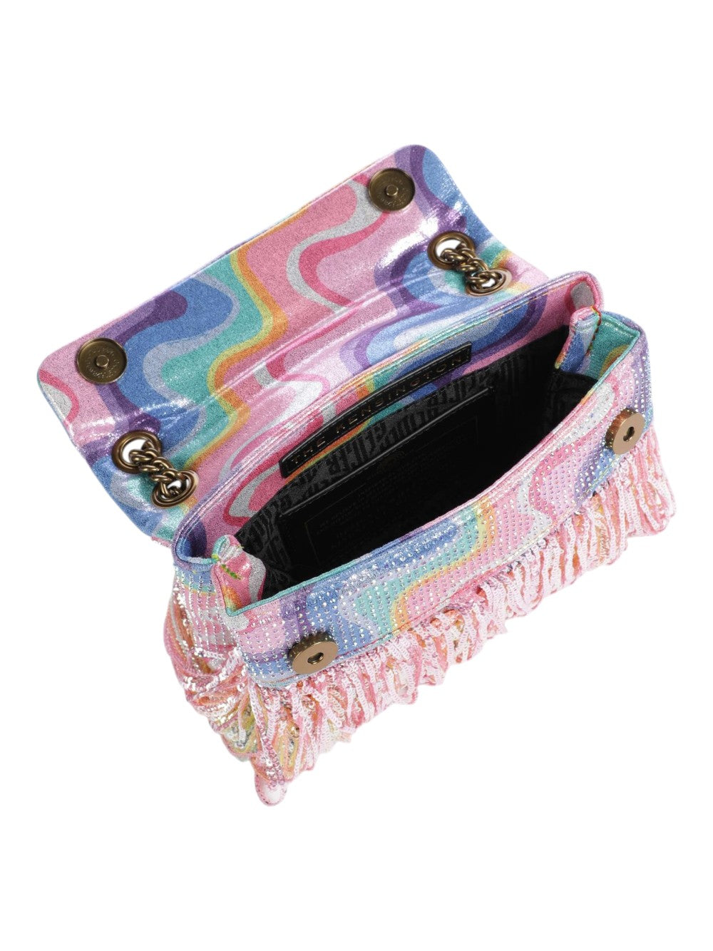 Kurt Geiger Borsa Donna Mini Kensington Fringe-Mult/Other-Fabric/Other Print 5020169689 69