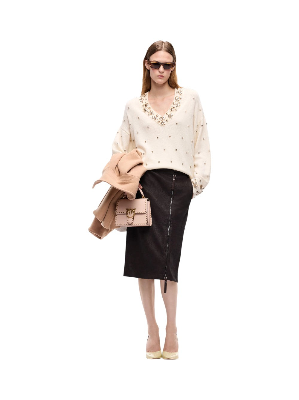 Pinko Maglia Donna PIGOLIO PULL 90 WO 10 WS WITH 107878A3P5 Z06