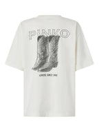 Pinko Top Donna CARMAGNOLA T-SHIRT JERSEY VINT 106872A3B3Z05
