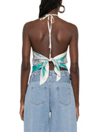 Pinko Top Donna SYNCHRO TOP TWILL STAMPA BANDA 106732A38GSZ4