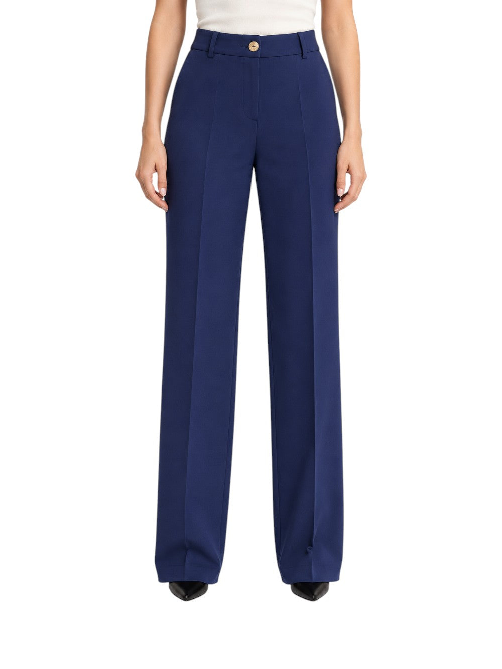 Divedivine Pantalone Donna  Pantalone Kuk Blu