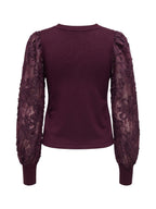 ONLY Maglia Donna ONLGLOW 15382123 19-2118 TCX