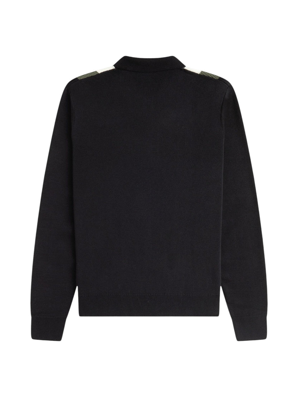 Fred Perry Polo Uomo FP MULTI TEXTURE LS KNITTED SHIRT K1354 102