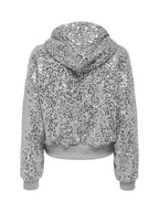 ONLY Felpa Donna ONLJADA L/S SEQUINS HOOD SWT 15358838