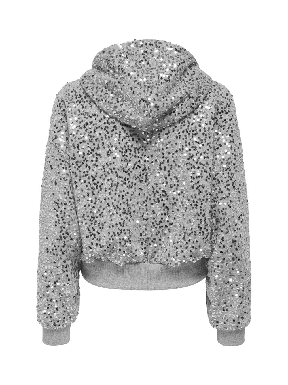 ONLY Felpa Donna ONLJADA L/S SEQUINS HOOD SWT 15358838
