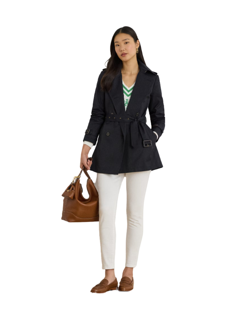 Lauren Ralph Lauren Trench Donna DB BLT TR30"-LINED-COAT 297967126004