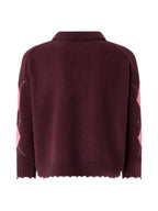 Pinko Maglia Donna CORK POLO ARGYLE CON CLOTH STI 107286A3IE YN2