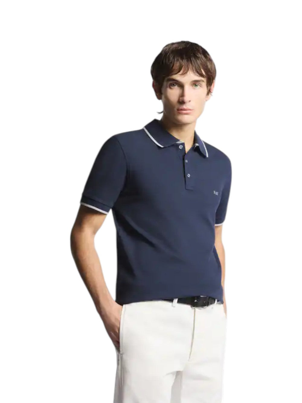 Fay Polo Uomo DB COLLAR PIQUET STR. BICOLOR NPMB252140STDWU806