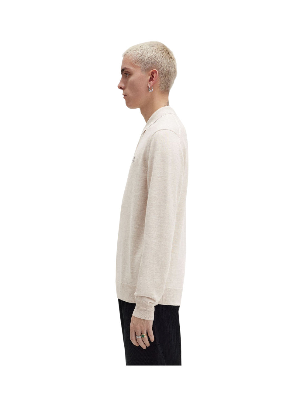 Fred Perry Polo Uomo FP CLASSIC KNITTED SHIRT LS K4535 X23