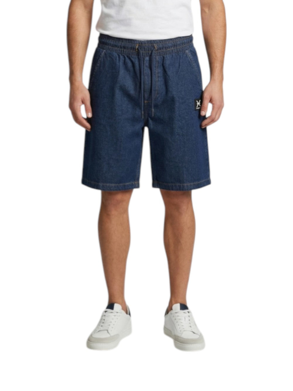 John Richmond Bermuda Uomo DENIM MOROPO UMP26217BE DENIM RAW