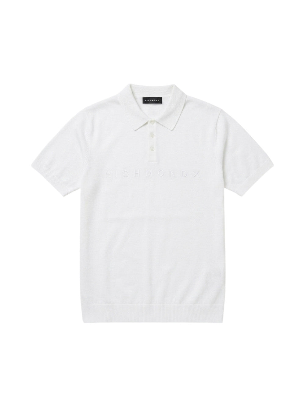 John Richmond Polo Uomo SEHUDI UMP26056PO OFF-WHITE