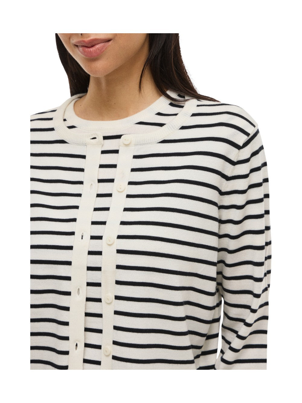 VILA Cardigan Donna VILIPSA L/S O-NECK KNIT CARDIGAN/PB/R 14108151