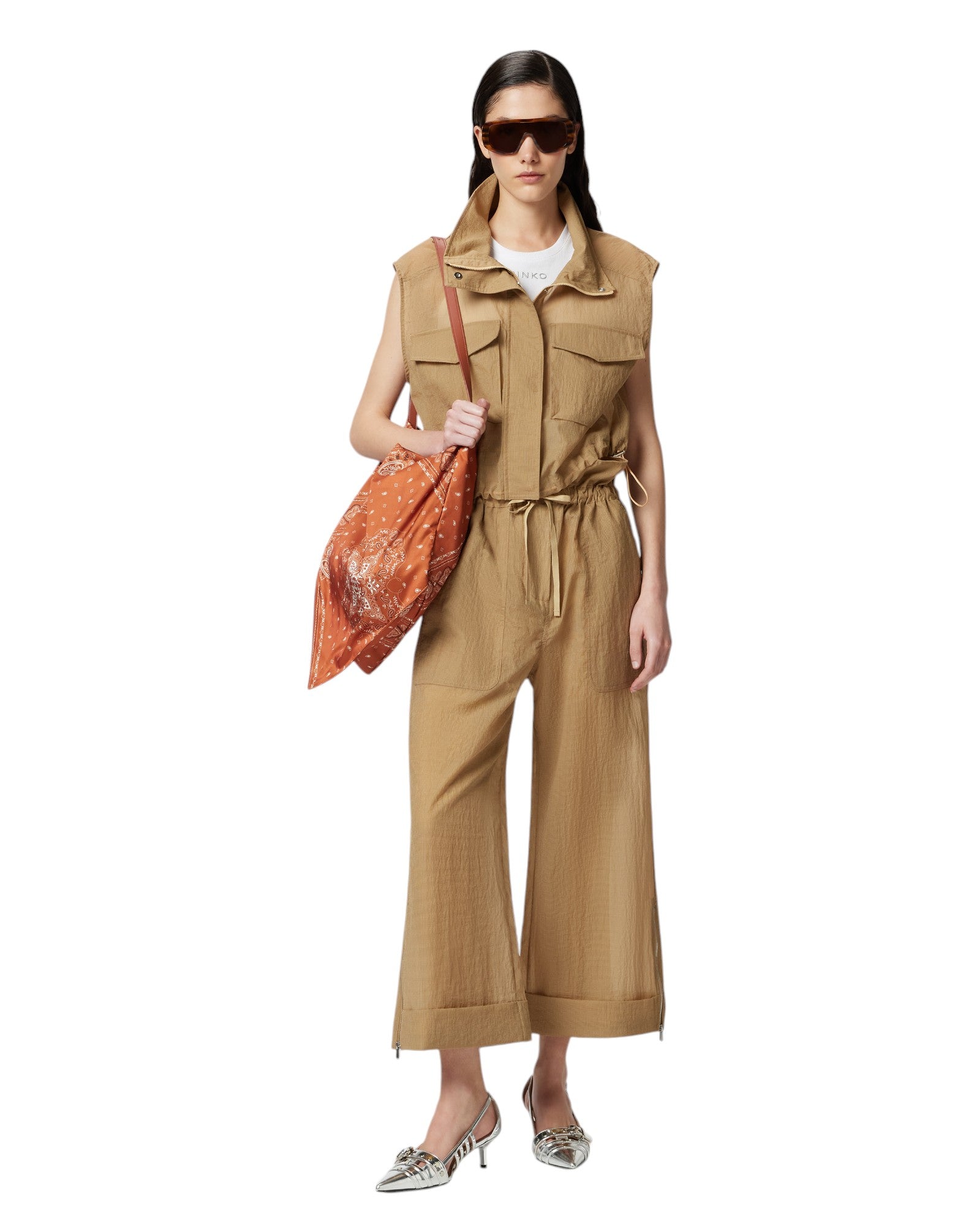 Pinko Women's Vest ACCORDION VEST