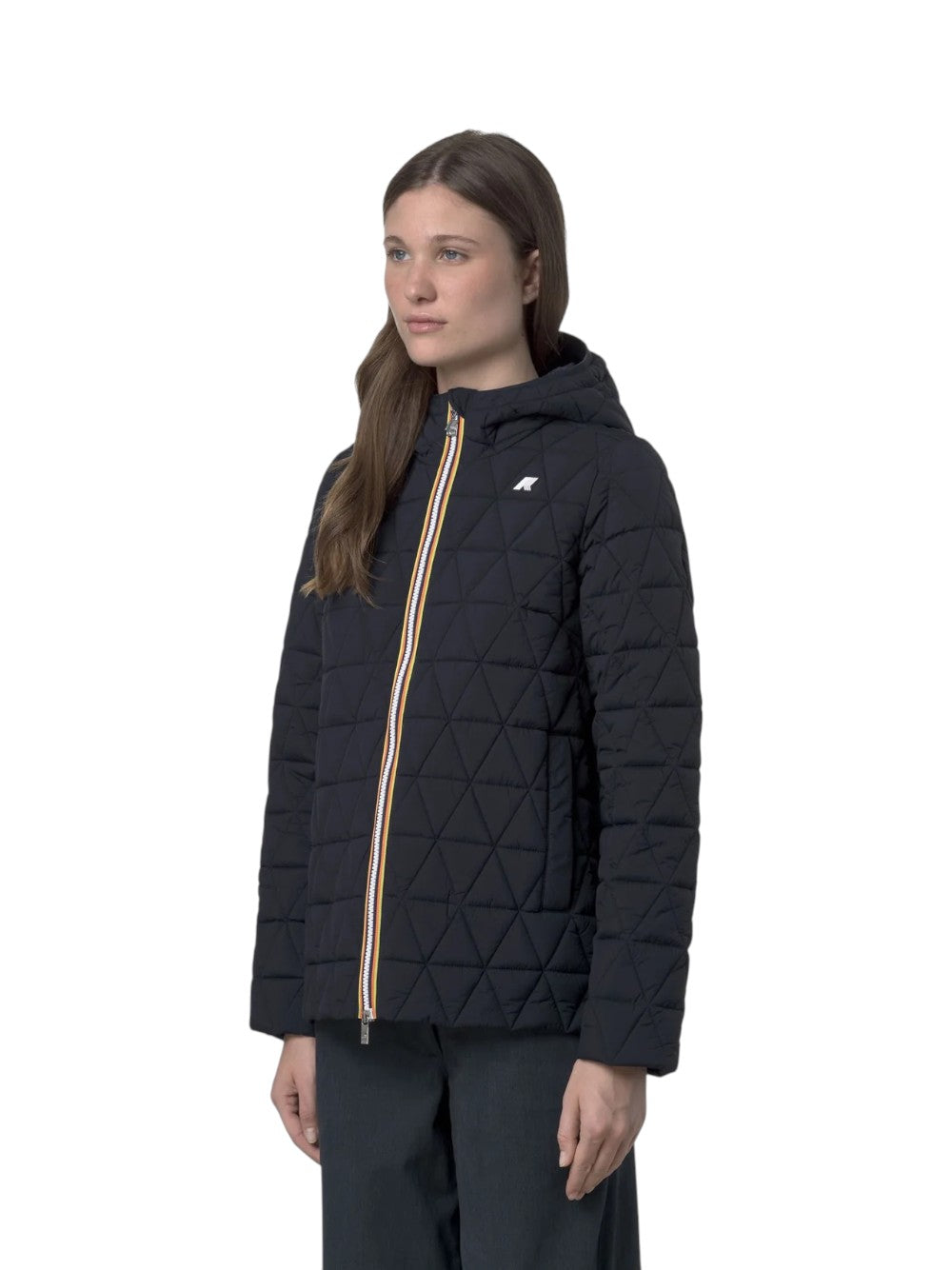 K-Way GIUBBINO Donna MADLAINE DIAMOND QUILTED WARM K2136FW K89
