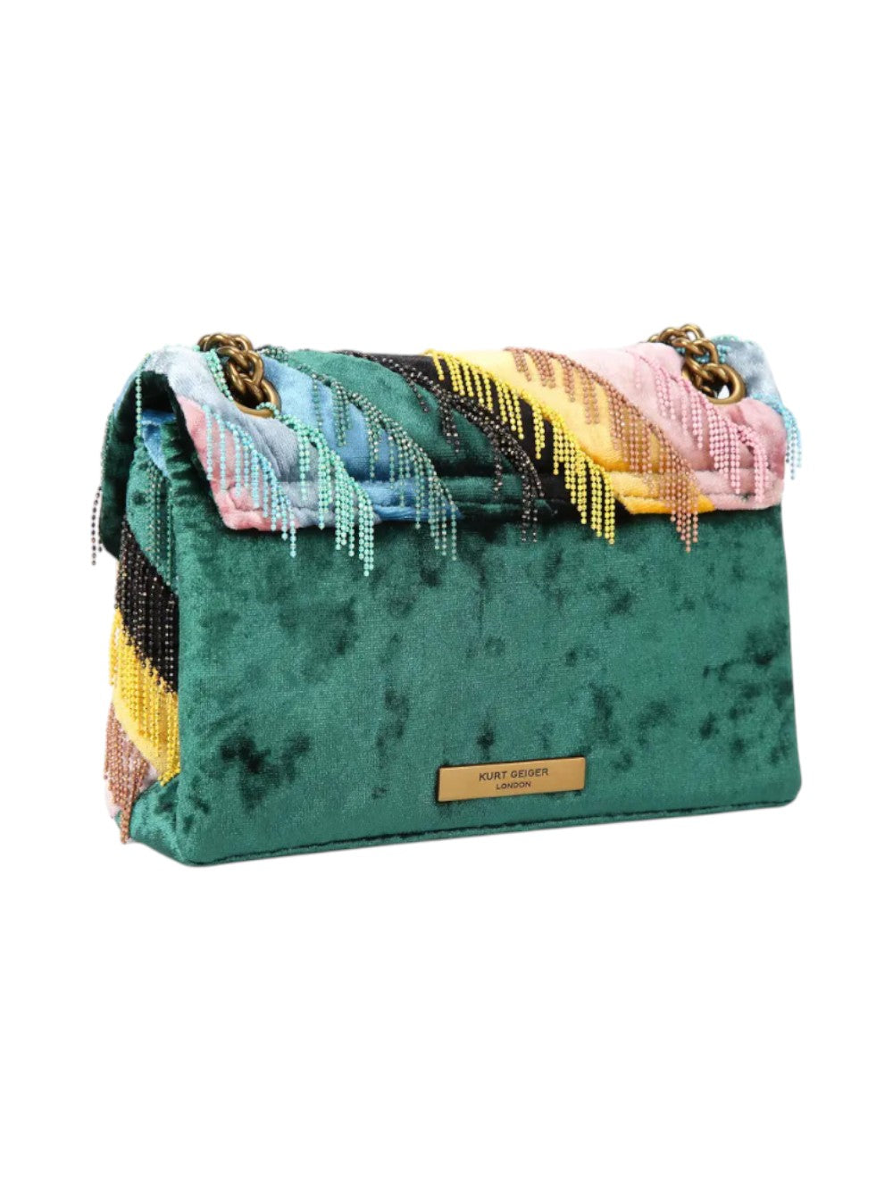 Kurt Geiger Borsa Donna MINI KENSINGTON FRINGES MINI KENSINGTON FRINGES