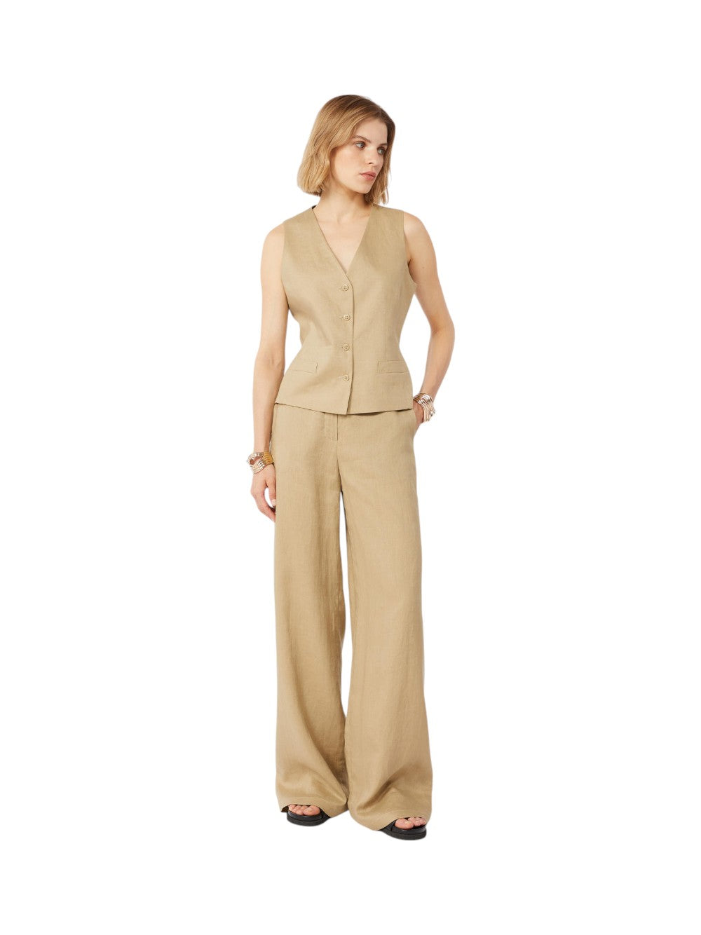 Max Mara Studio Gilet Donna Mstcarnet 2616151012650 007