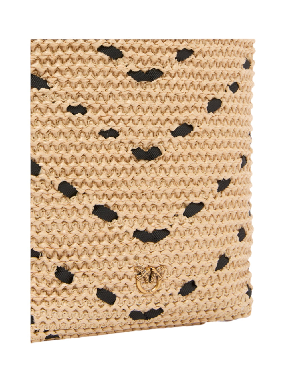 Pinko Borsa Donna Bucket Mini Chevron Rafia + Vi 106835A391HZ3Q