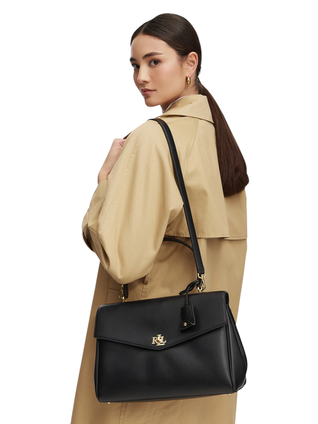 Lauren Ralph Lauren Borsa Donna FARRAH SOFT-SATCHEL-MEDIUM 431P11738002