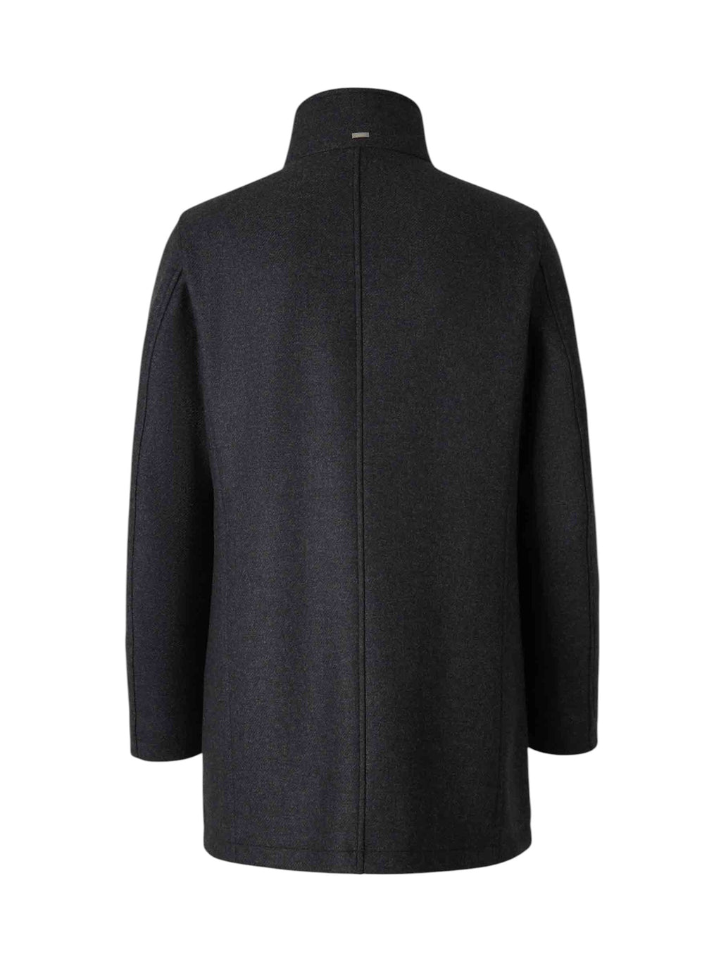 COAT WITH DETACHABLE ECO-FUR COLLAR