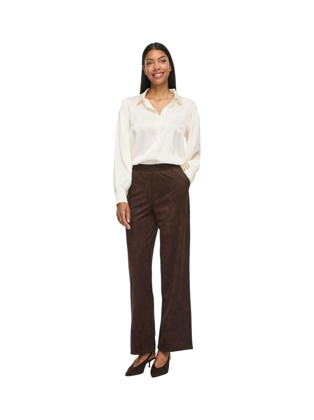 VILA Camicia Donna VIENNA RAVENNA 14107462 11-4201 TCX