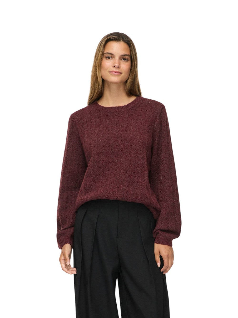 VILA Maglia Donna VILIGA 14117271 19-1627 TCX