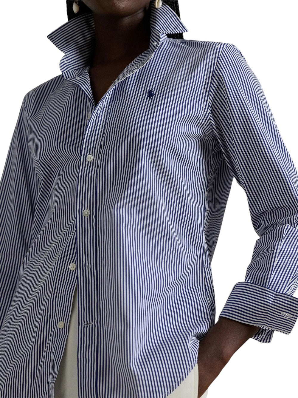 Polo Ralph Lauren Camicia Donna LS CRLTE ST-LONG SLEEVE-BUTTON FRONT SHIRT 211891379001