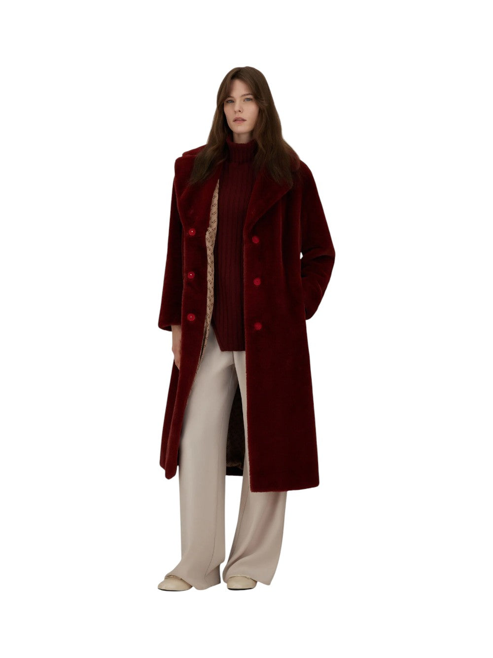 Herno Pelliccia Donna CAPPOTTO LUNGO SOFT FAUX FUR CA000586D12422