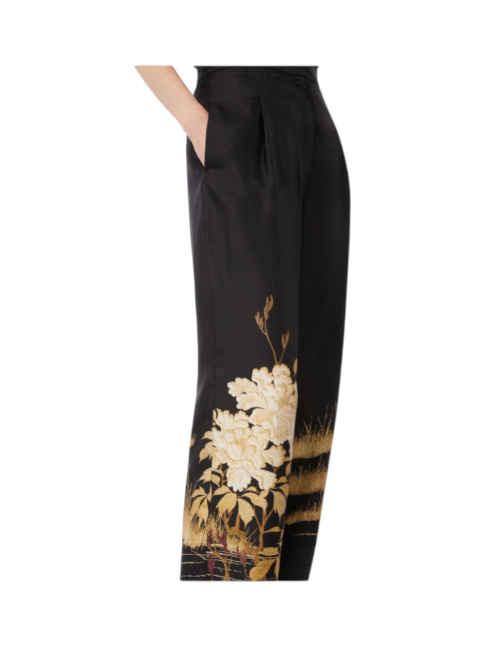 Max Mara Studio Pantalone Donna Msemappa 2616131034650 003
