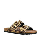 Colors of california Ciabatta Donna Pony Hair Two Buckle Sandal HC.BIO502 LEO