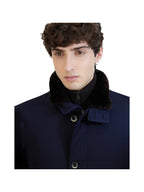 Herno Trench Uomo CARCOAT CON COLLO IN MONTONCINO IM000369U33186 9200